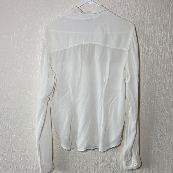 James Perse Cream Button-Down Shirt - Picture 11 of 16